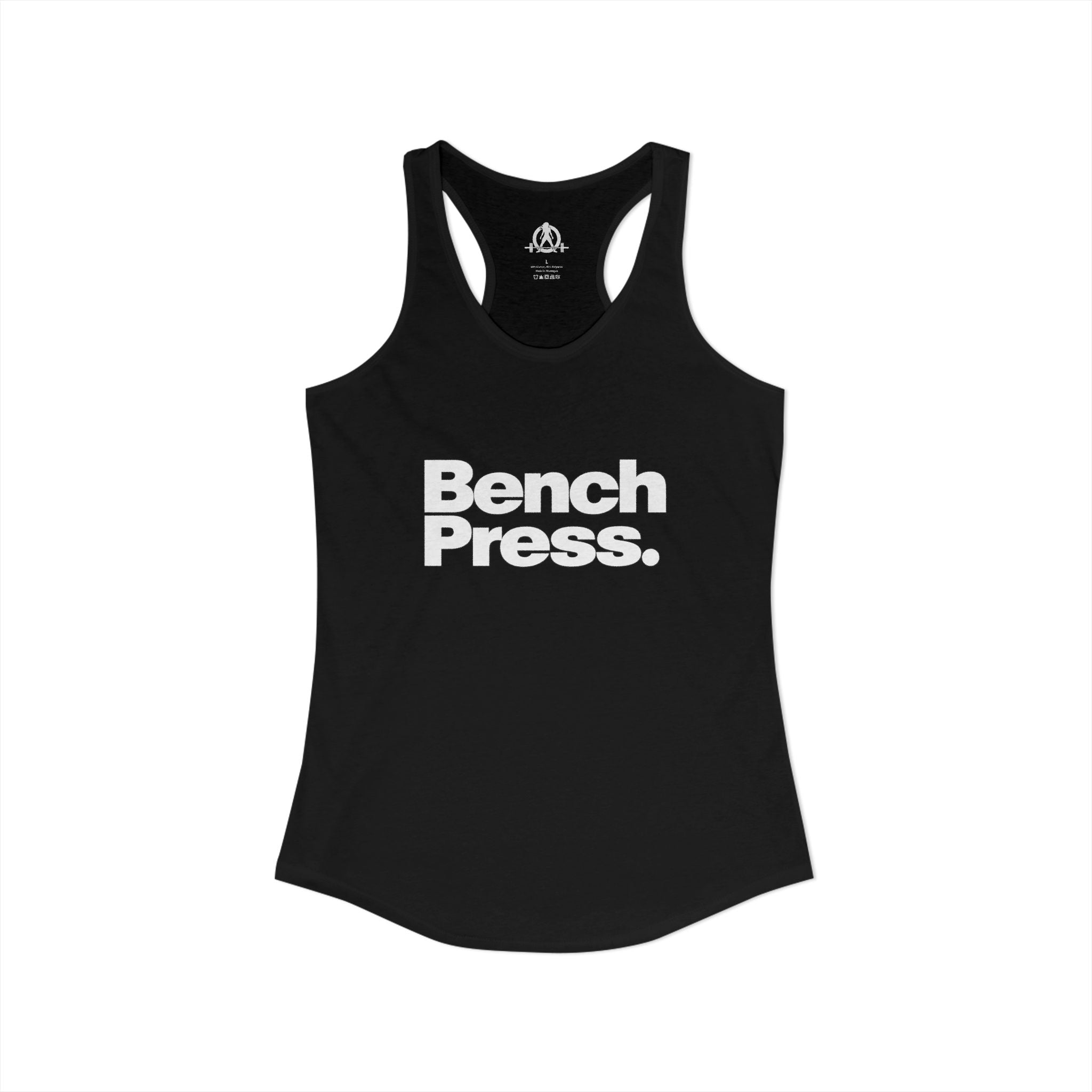 Bench Press. - Women's Ideal Racerback Tank
