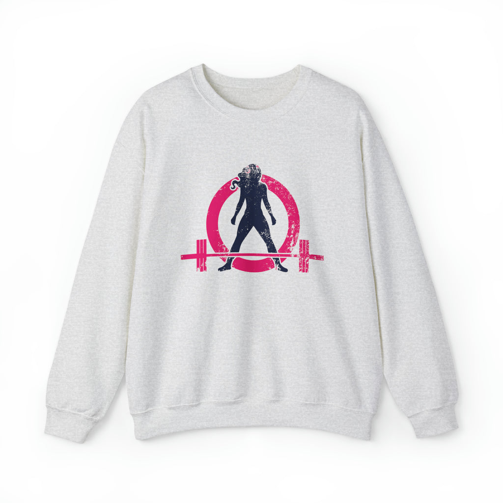 Distressed Logo - Unisex Heavy Blend™ Crewneck Sweatshirt - Color Logo
