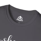 She Is STRONG - Unisex Softstyle T-Shirt - Front White Print