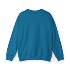 Unisex Heavy Blend™ Crewneck Sweatshirt - Distressed Logo - Plain Back