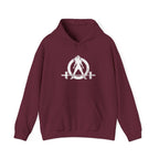 Strong Is Beautiful – Unisex Heavy Blend™ Hooded Sweatshirt (Distressed White Logo) 🤍💪