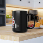 Black Mug, 15oz - UK Logo Dark