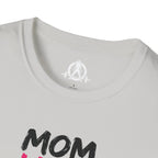 Mom Lifts Heavy – Unisex Softstyle Tee – Black Print