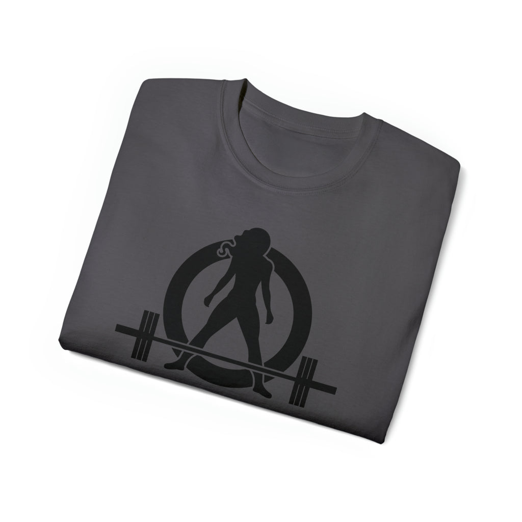 Classic Logo Black - Unisex Ultra Cotton Tee - Plain Back