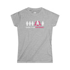 Dare To Be Different - Deadlift - Women's Softstyle Tee - Logo on Front - Plain Back