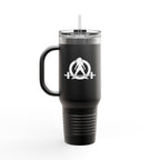 I Don't Want To Look Skinny I Want To Look Like I Can Kick Your Ass - 40oz Insulated Travel Mug