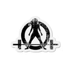 Die-Cut Magnets - Black Distressed Logo