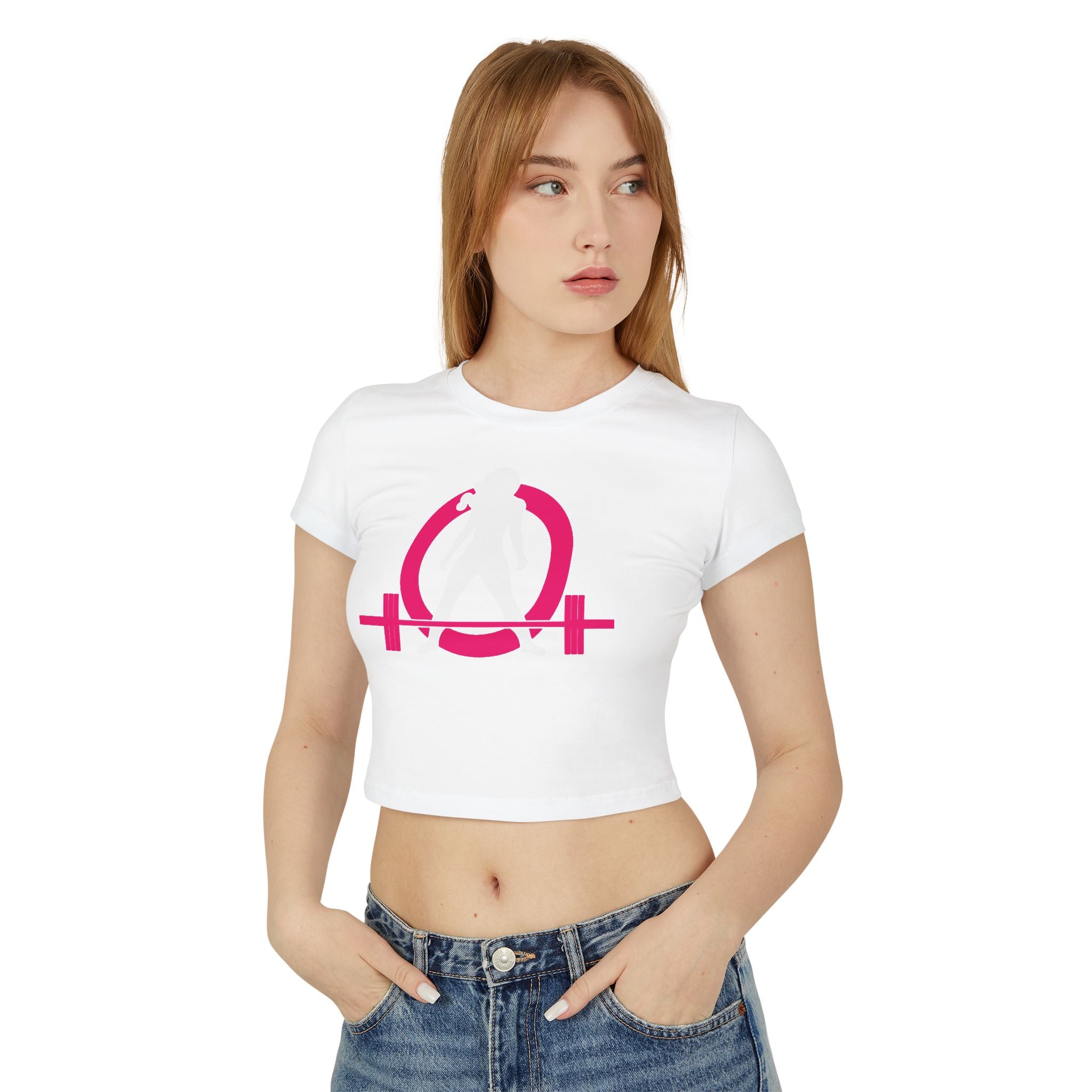 WWLW Women’s Baby Tee – Color Inverted Logo