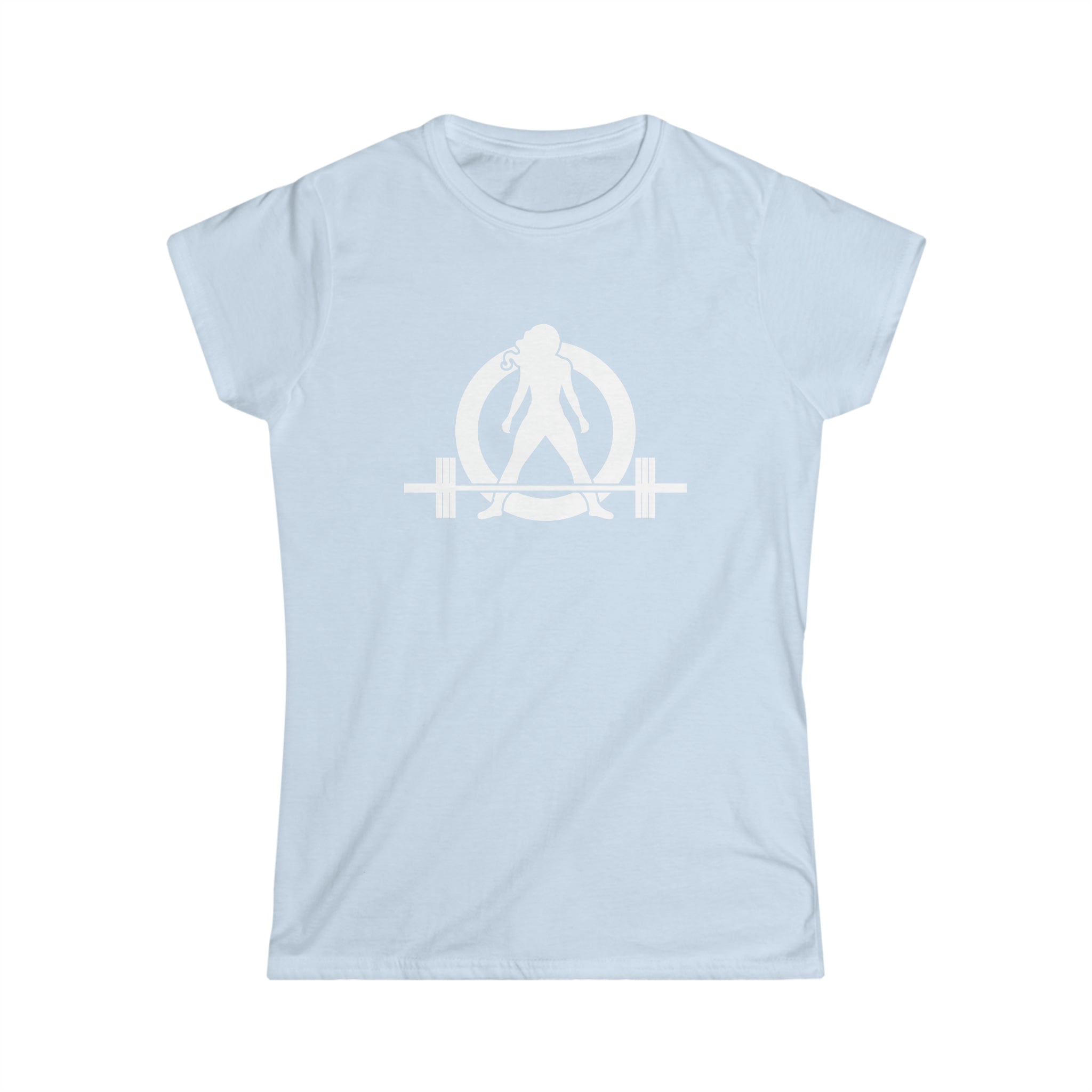 Iron Sharpens Iron - Women's Softstyle Tee - White Logo Print on Front & Back