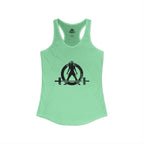 WWLW Distressed Black Logo - Racer Back Tank Top (Best Seller)