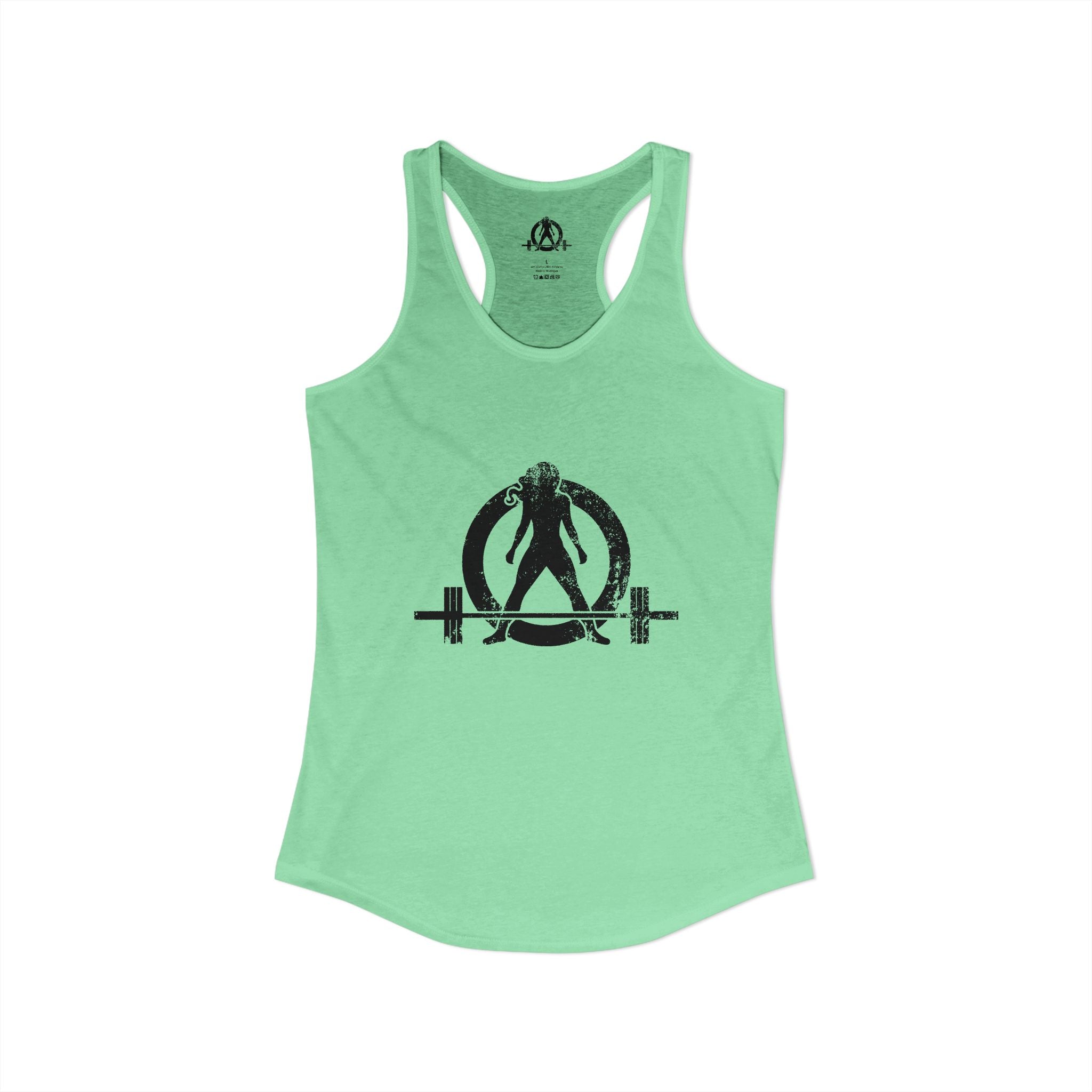 WWLW Distressed Black Logo - Racer Back Tank Top (Best Seller)