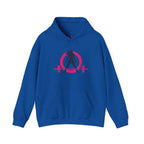 Distressed Logo - Unisex Heavy Blend Hooded Sweatshirt - Inverted Logo  (BEST SELLER)