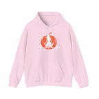 Halloween Pumpkin - Unisex Heavy Blend Hooded Sweatshirt - Dark Logo