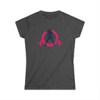 Women's Softstyle Tee - WWLW Distressed Color Logo - Plain Back