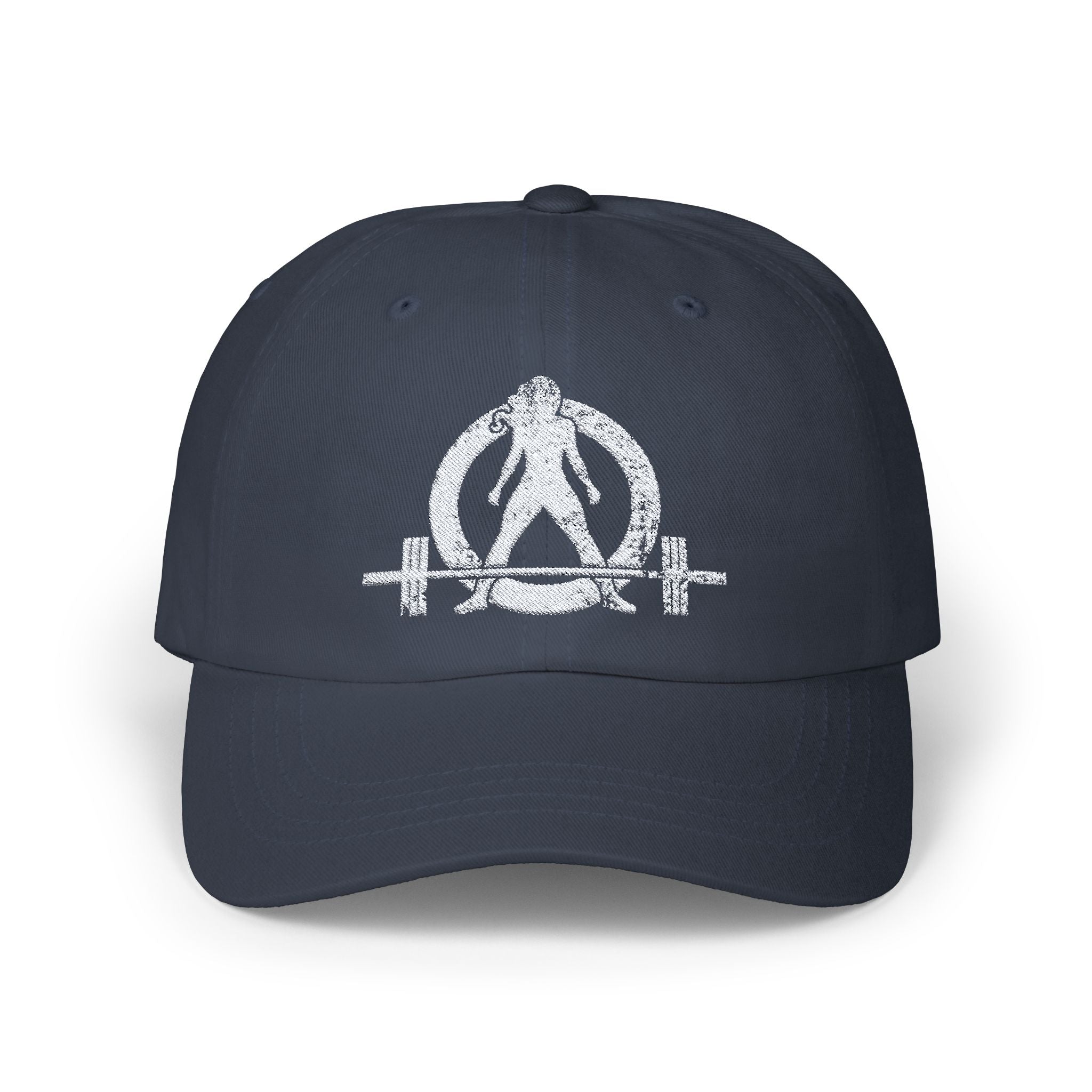 Classic Dad Cap - White Distressed Logo