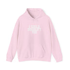 WWLW “I Could Deadlift You” Hoodie - Front White Logo Plain Back