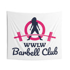 Barbell Club - Classic Logo - Indoor Wall Tapestries