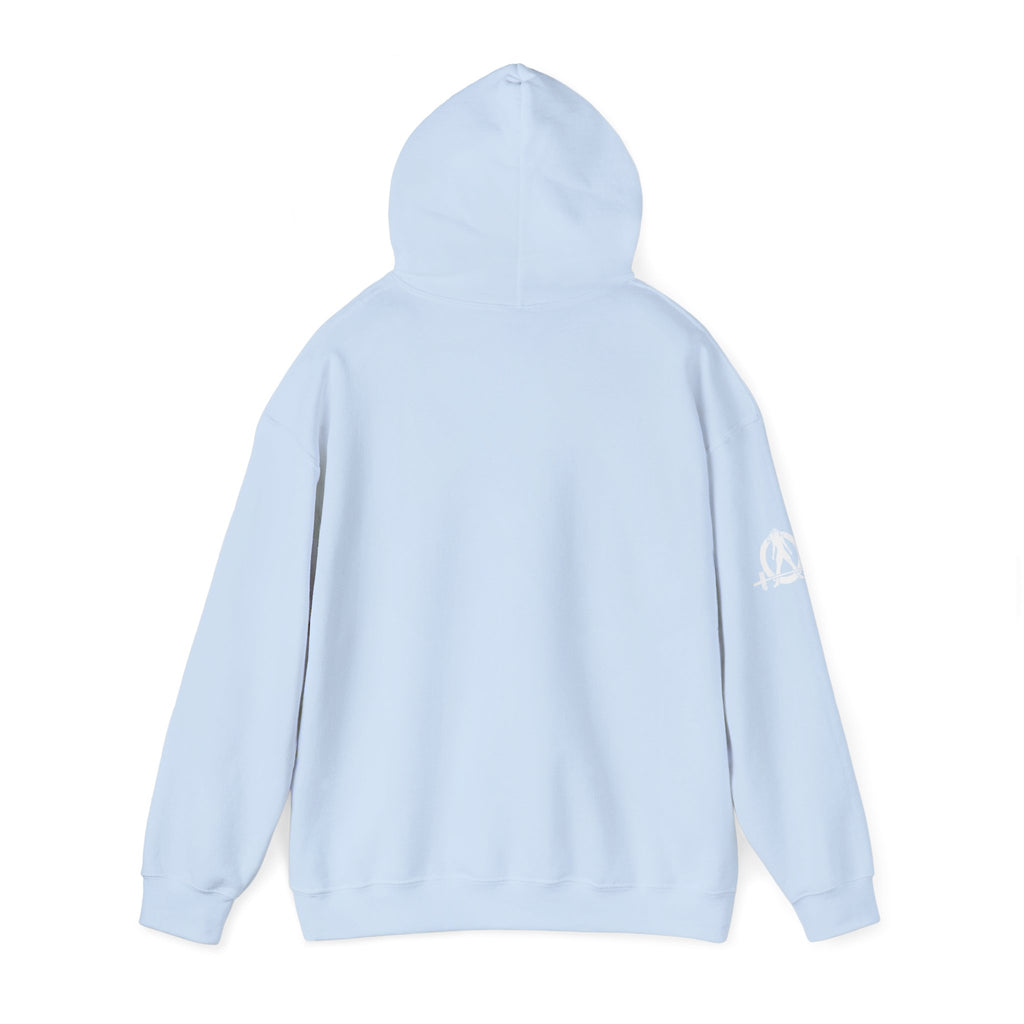 WWLW “I Could Deadlift You” Hoodie - Front White Logo Plain Back