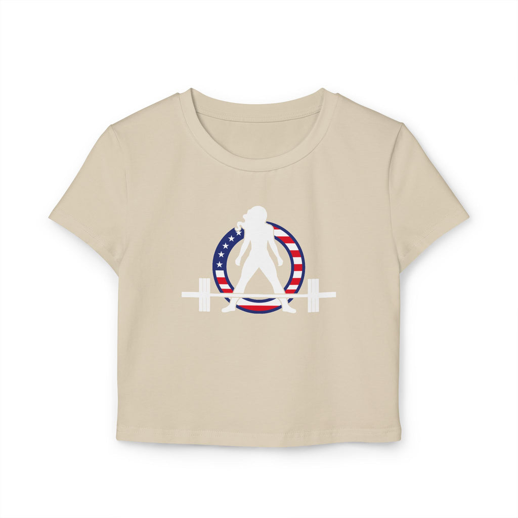 Women's Baby Tee - USA Collection - Dark Logo
