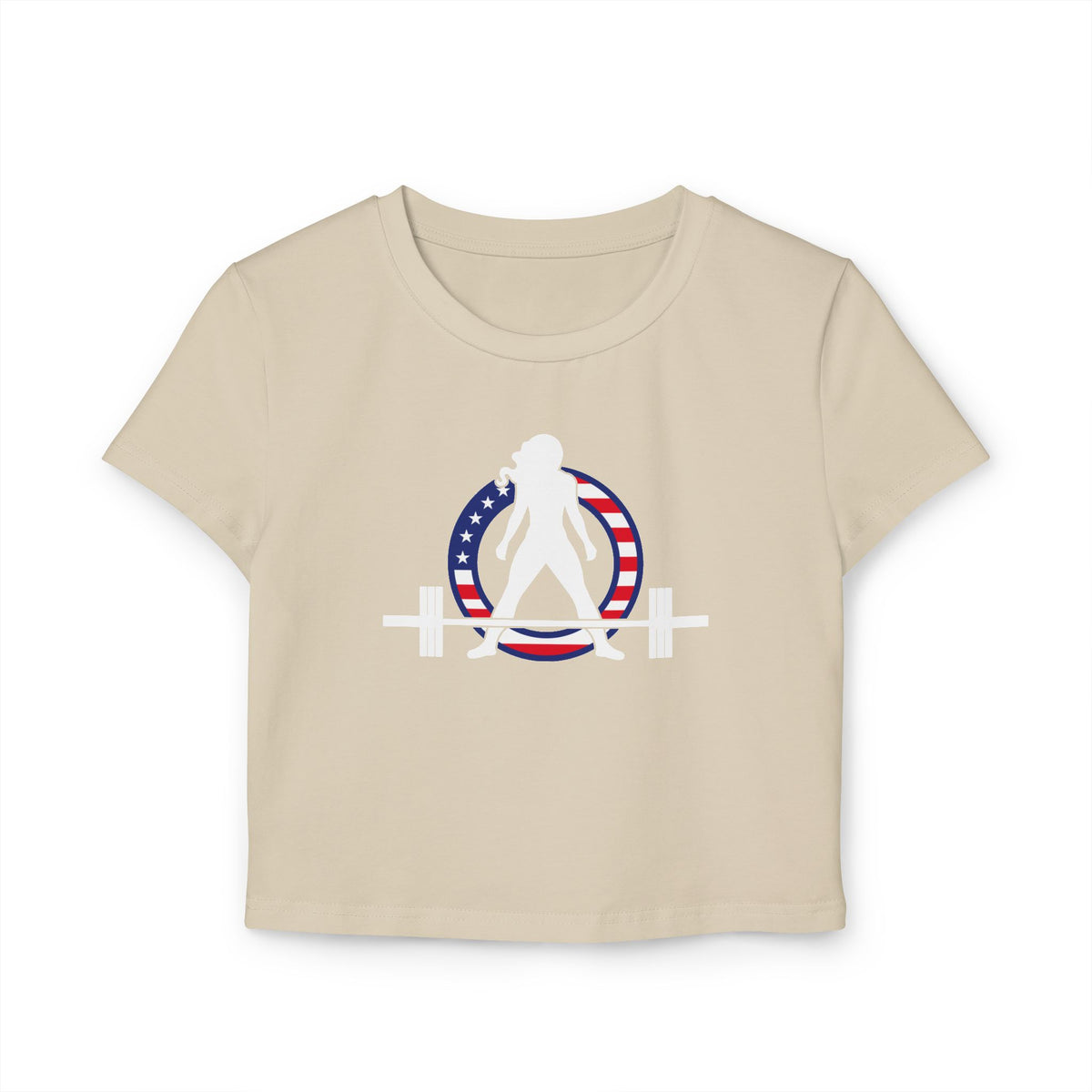 Women's Baby Tee - USA Collection - Dark Logo
