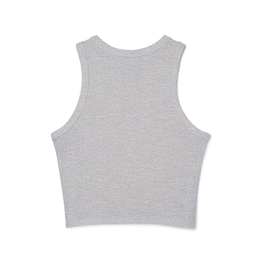 Women's Micro Rib Racer Tank Top - Classic Logo