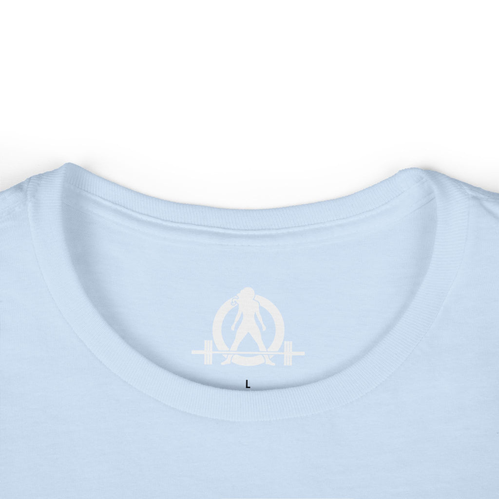 WWLW Barbell Club - Women's Softstyle Tee - White Logo