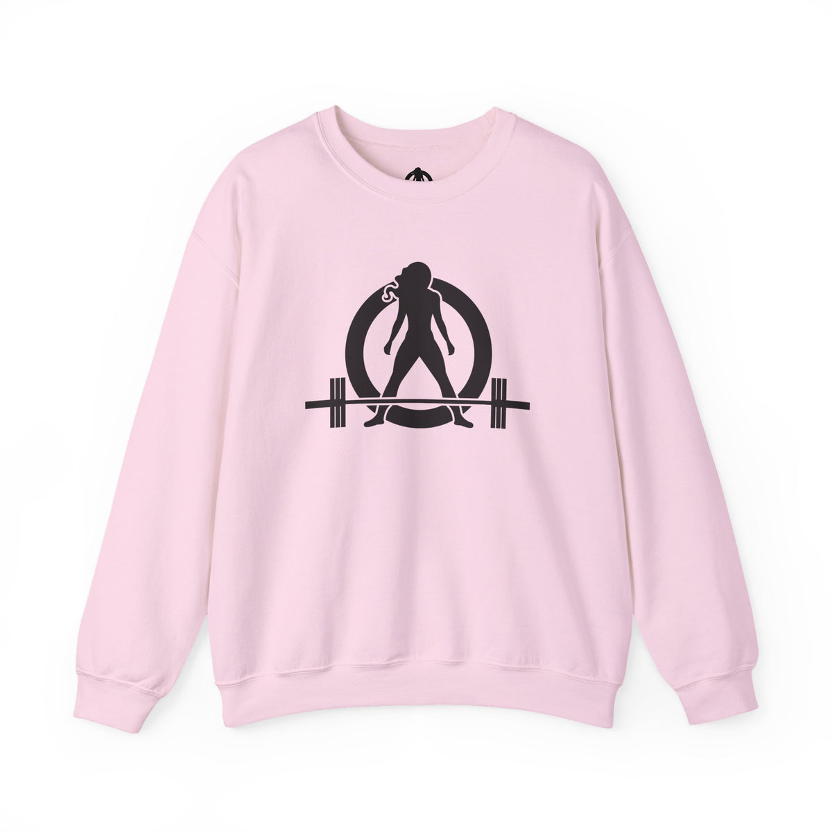 Grandma Lifts - Crewneck Sweatshirt — Front & Back Black Logo