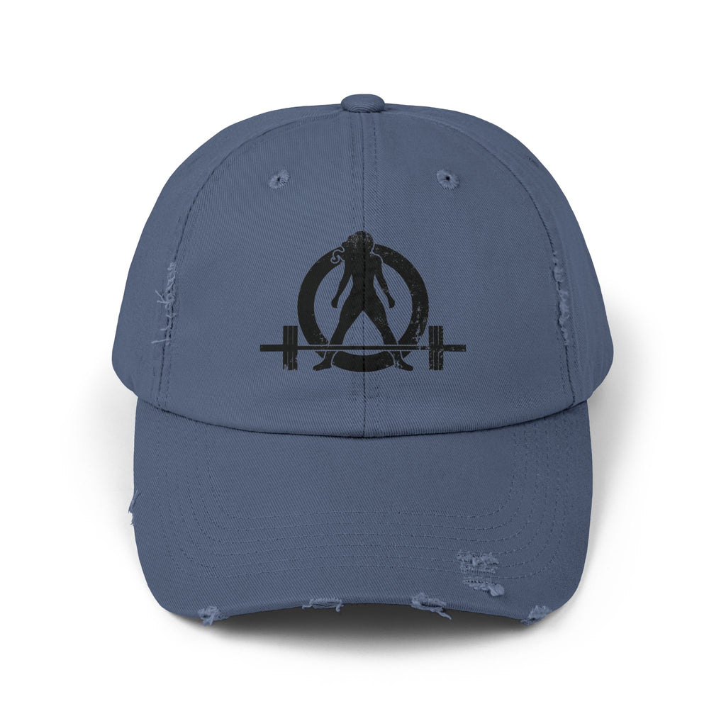 WWLW Unisex Distressed Cap - Classic Black Logo