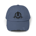 WWLW Unisex Distressed Cap - Classic Black Logo