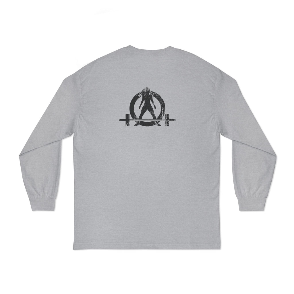 Goal Weight Strong AF - Unisex Classic Long Sleeve T-Shirt - Main Logo Black Print on Front & Back