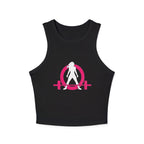 Women's Micro Rib Racer Tank Top - Classic Logo