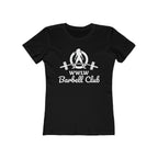 Barbell Club - Women's The Boyfriend Tee - White Logo