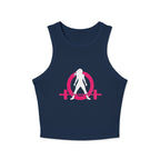 Women's Micro Rib Racer Tank Top - Classic Logo