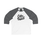 Coffee & Barbells - 3\4 Sleeve Baseball Tee