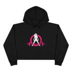 Empowered Crop Hoodie – For Strong Women Who Lift - Classic Logo