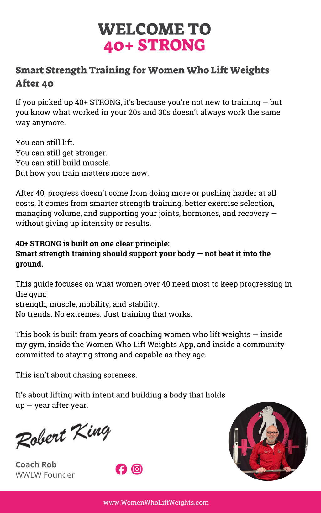 40+ STRONG — Digital Mini-Guide