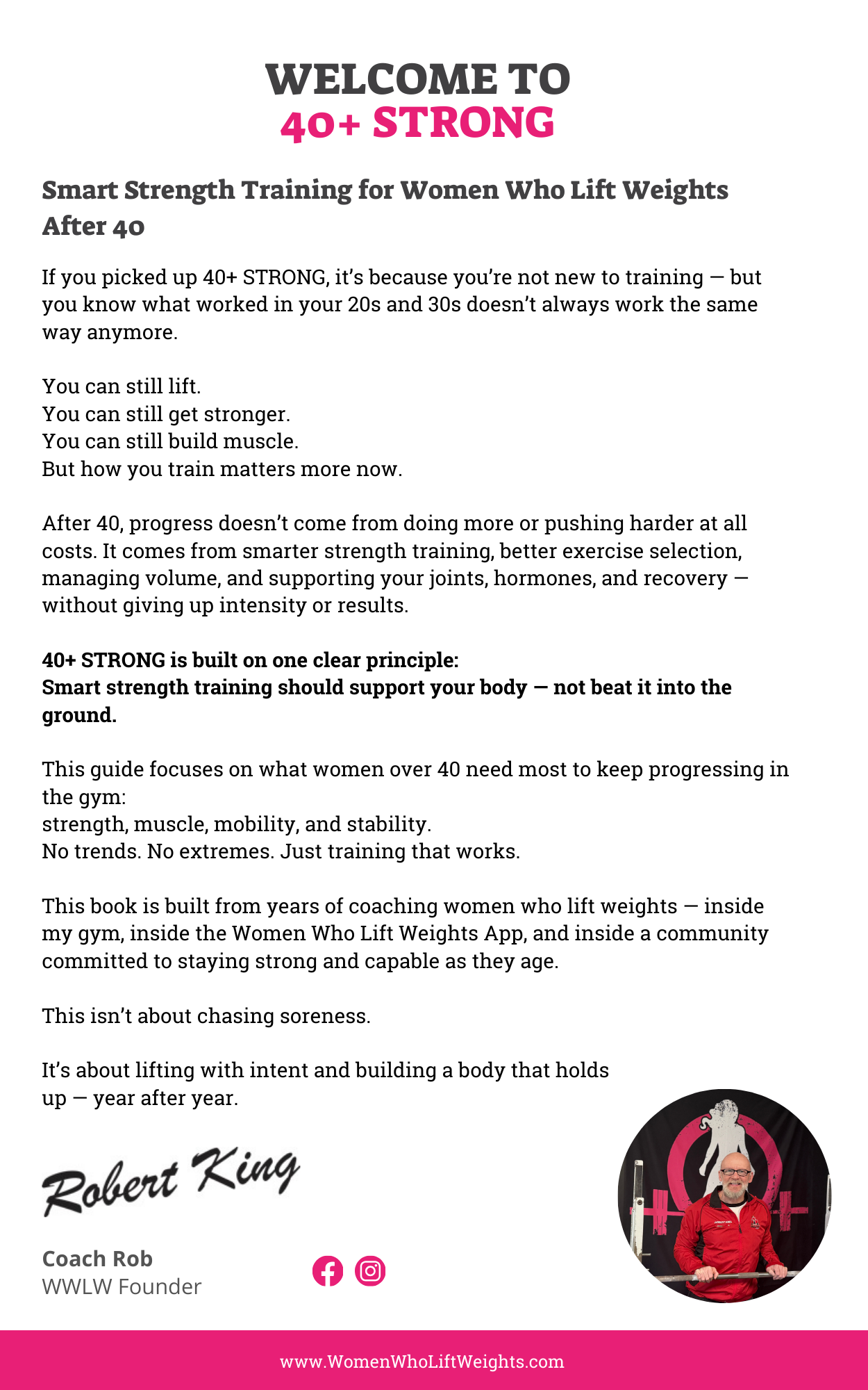 40+ STRONG — Digital Mini-Guide