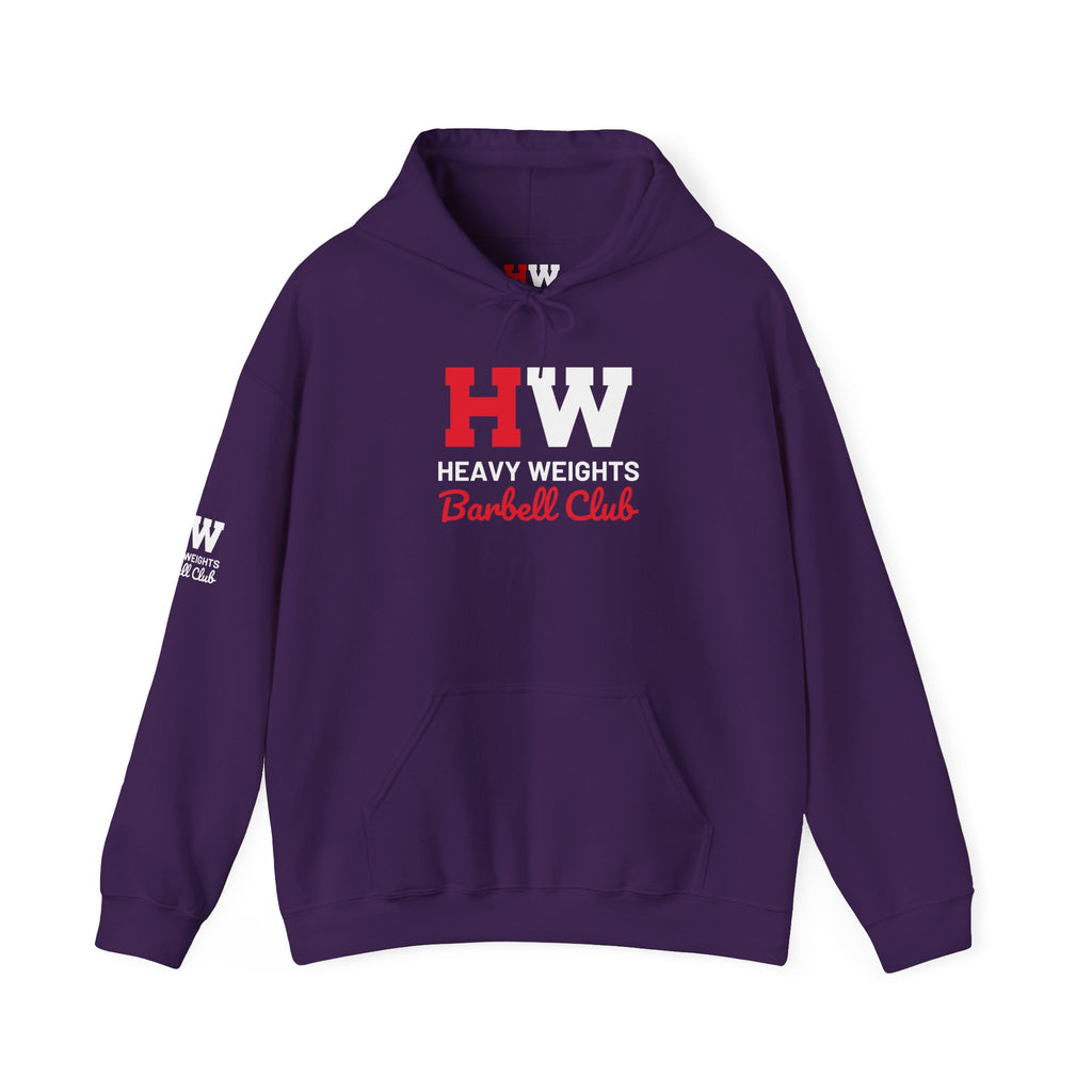 Heavy Weights Barbell Club – Unisex Heavy Blend™ Hooded Sweatshirt 🏋️‍♂️🔥
