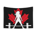 Indoor Wall Tapestries - Canada Dark Logo