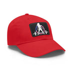Dad Hat with Leather Patch (Rectangle) - USA Dark Logo