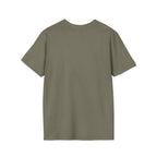 USA Barbell  - Unisex Softstyle T-Shirt - Black Logo - Plain Back