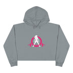 Empowered Crop Hoodie – For Strong Women Who Lift - Classic Logo