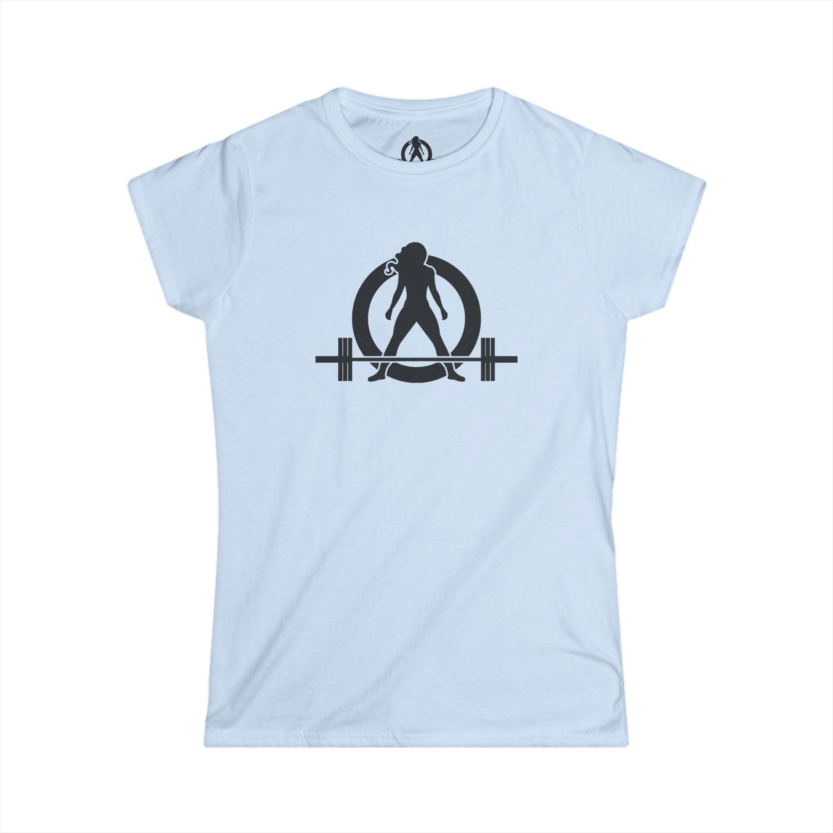 Grandma Lifts - Women's Softstyle Tee - White Logo Front & Back