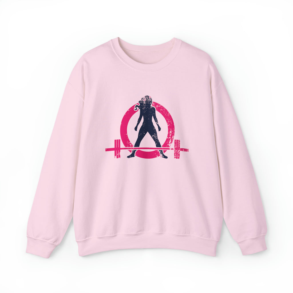 Distressed Logo - Unisex Heavy Blend™ Crewneck Sweatshirt - Color Logo