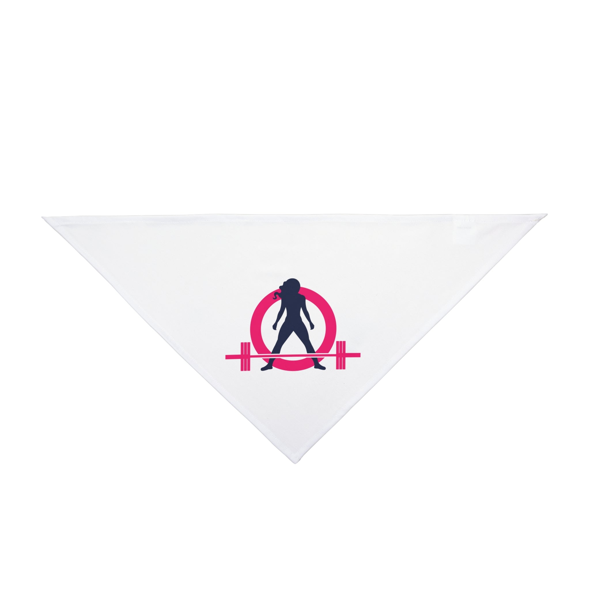 Pet Bandana - White Classic Logo