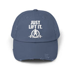 Just Lift It - Unisex Distressed Cap