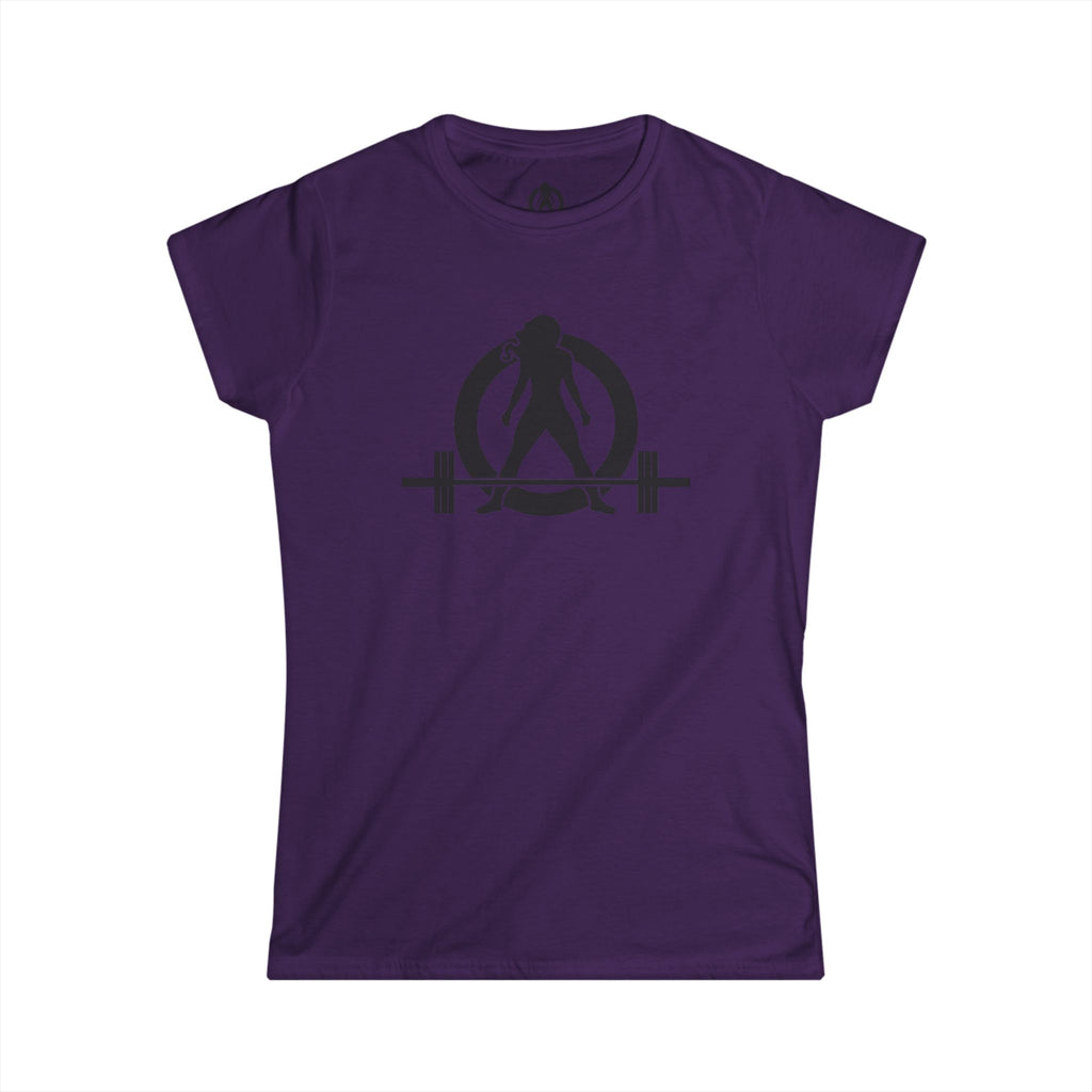 45 + 45 = 135 V1 - Women's Softstyle Tee - Black Logo on Front & Back