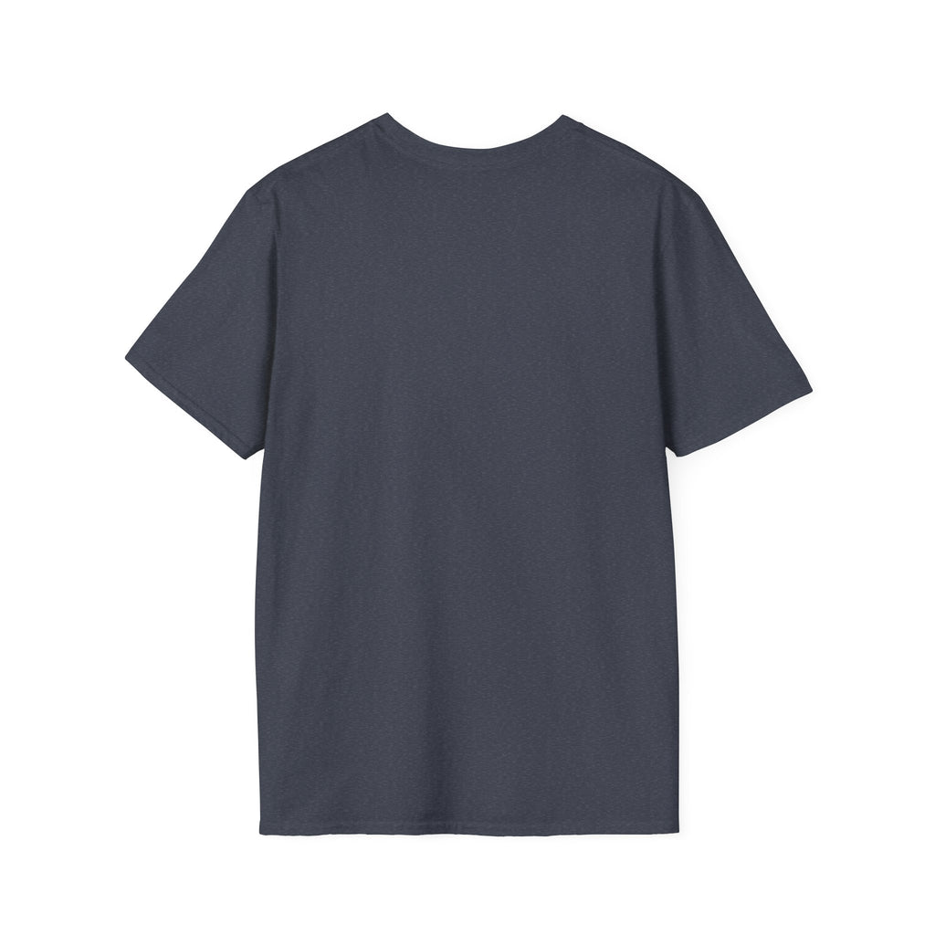 Built Different Unisex Softstyle T-Shirt — Front White Logo