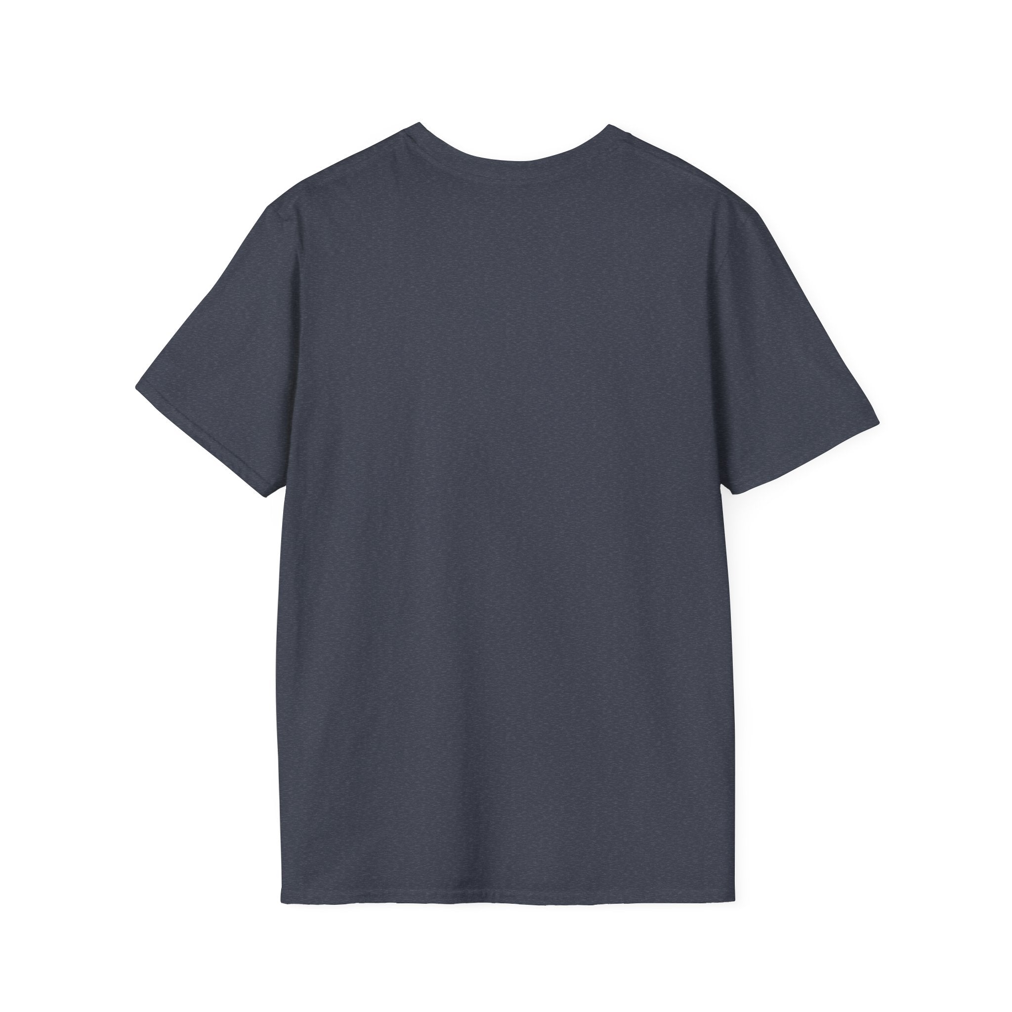 Built Different Unisex Softstyle T-Shirt — Front White Logo