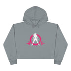 Empowered Crop Hoodie – For Strong Women Who Lift - Classic Logo